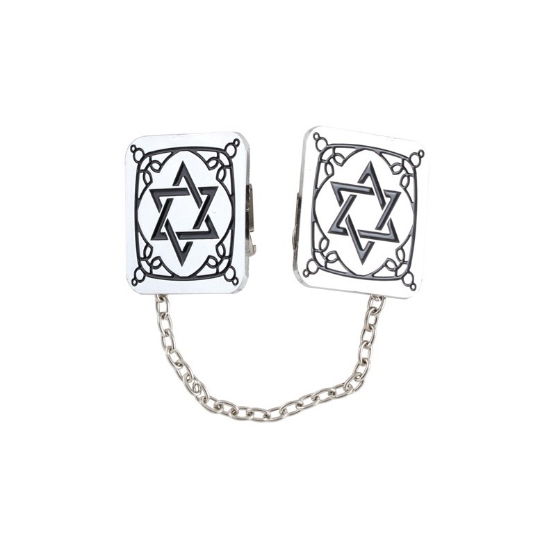 David Star Nickel Star pliers 3x3 cm with chain ...