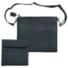 Luxurious pocket for a tefillin Talit, imitation leather, blue color, 36*33 cm ...