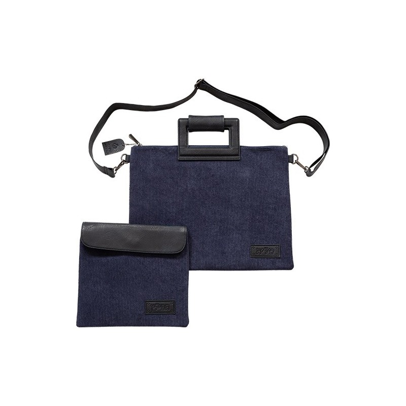 Luxurious pocket for the Tallit, ribbed velvet and imitation leather, relief letters, 31*38 cm ...