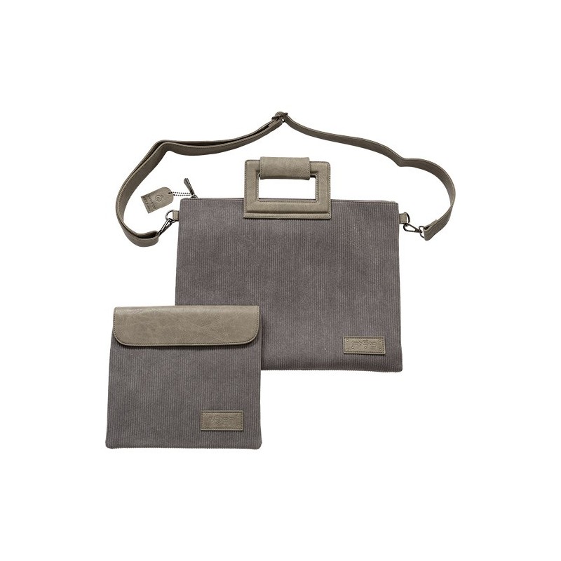 Luxurious pocket for the Tallit, ribbed velvet and imitation leather, relief letters, 31*38 cm ...