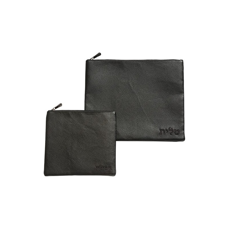 Tefillin Talit Pouch in imitation leather with embroidery 36*29 cm