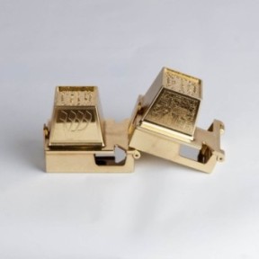 Golden teffilin box City David light golden