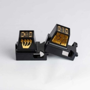 Black Teffilin Box Kotel Golden
