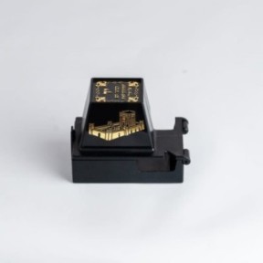 Black teffilin box and Habad 4x4 golden temple