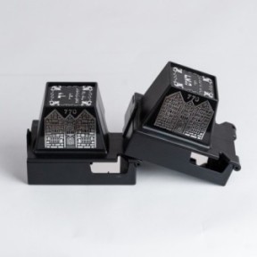 Black teffilin box and 770 Habad 4x4 silver