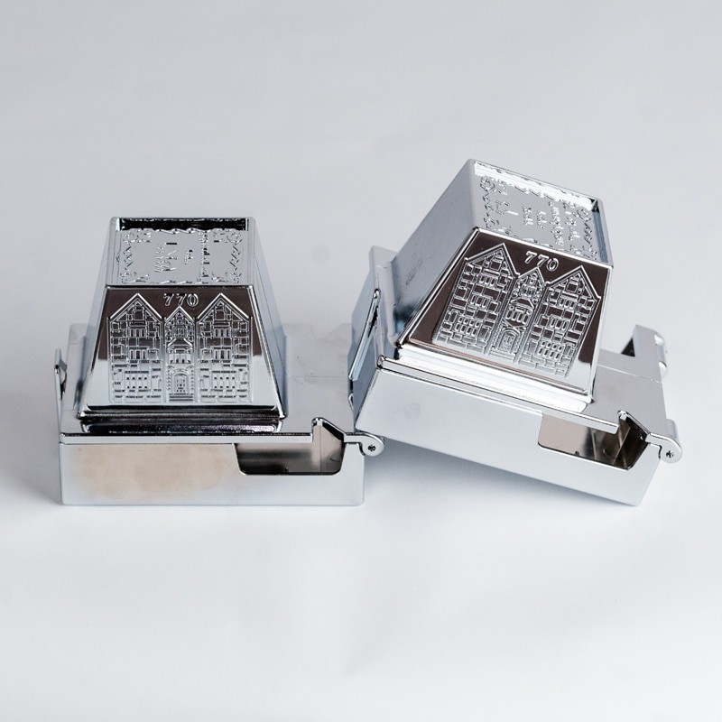 Silver teffilin box and 770 Habad 4x4 silver