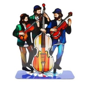Hasidim colorful laser cutting support 19x22 cm ...