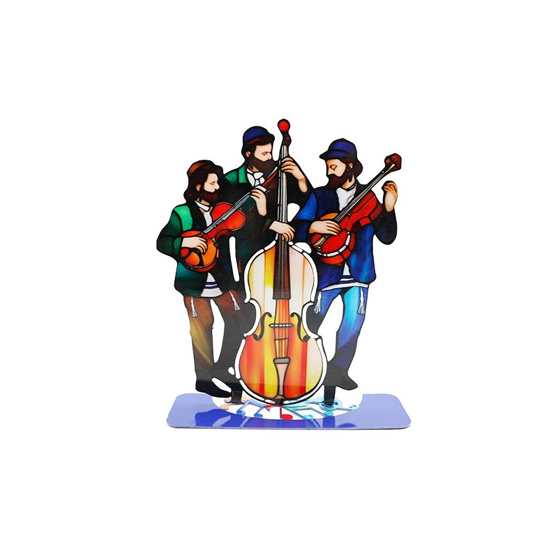 Hasidim colorful laser cutting support 19x22 cm ...