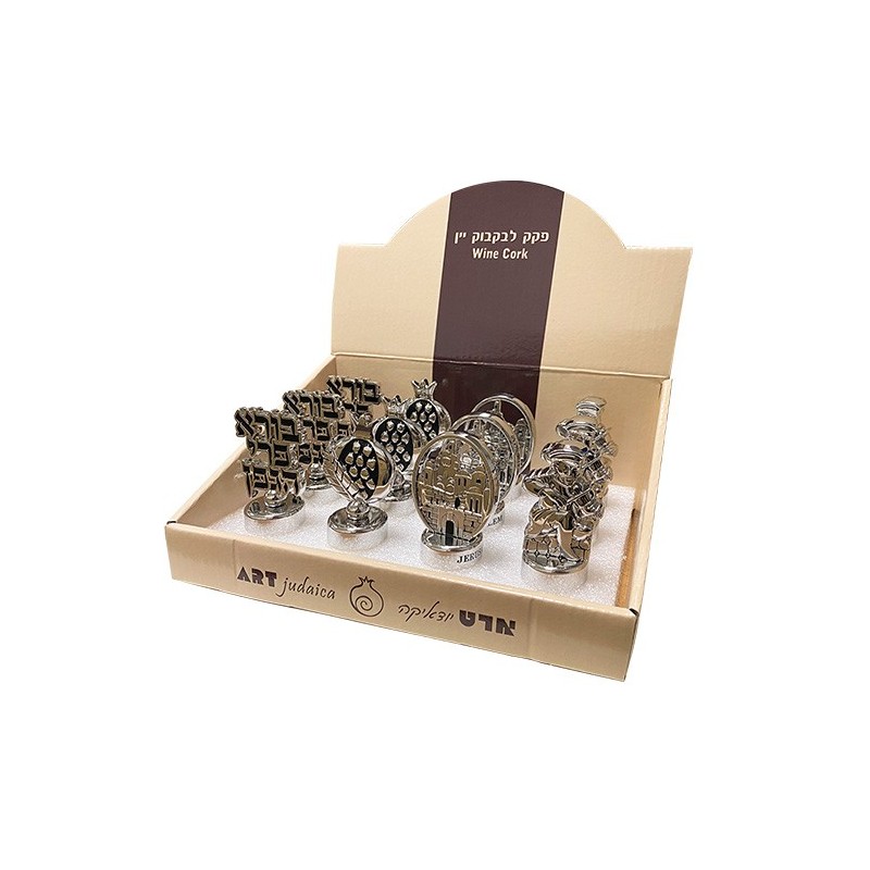Mixed cork support for 12 -piece wine bottles