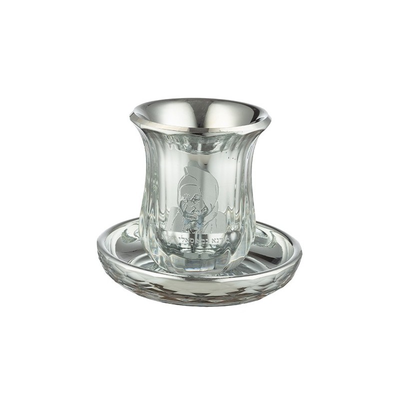 Élégant gobelet en cristal sans pied "Baba Sali" 9 cm capacité 100 ml...