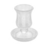 Élégant gobelet en cristal sans pied, 11 cm, capacité 100 ml...