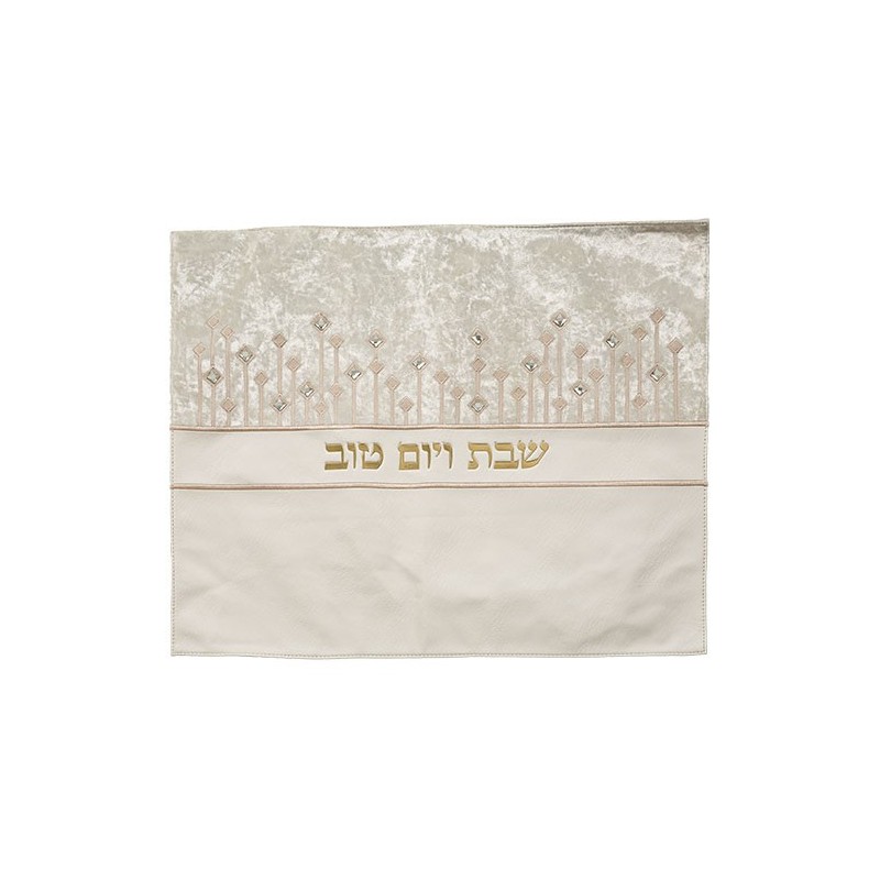 חלה אלגנטית כיסוי ריק לבן עם הבלט של זהב 45x5 ...