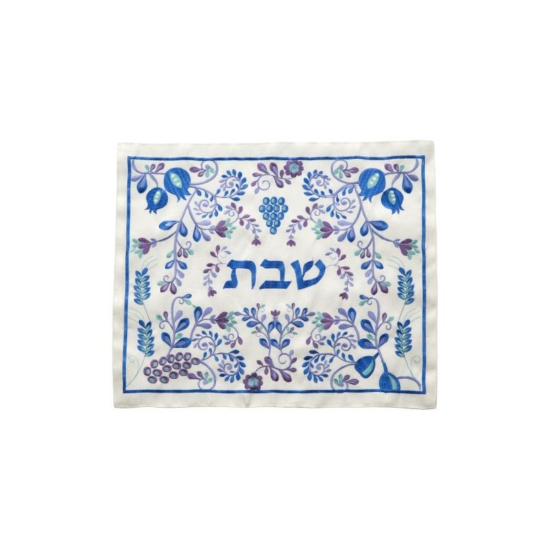 Elegant fabric hallah cover with 52x42 cm embroidery