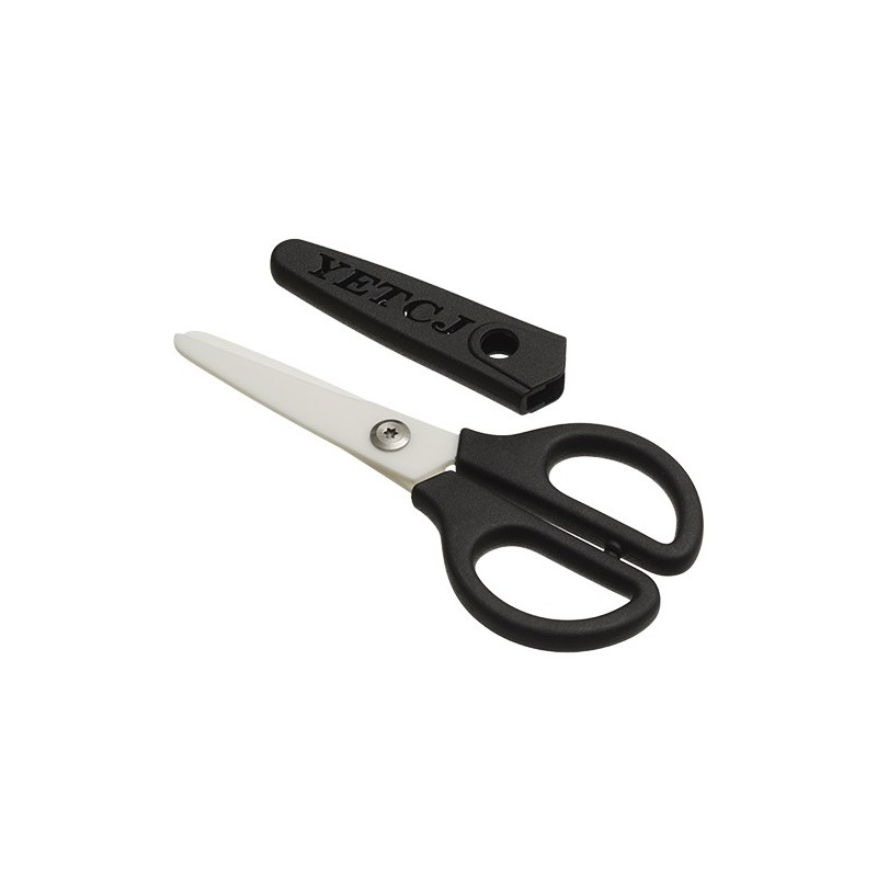 Black ceramic scissors