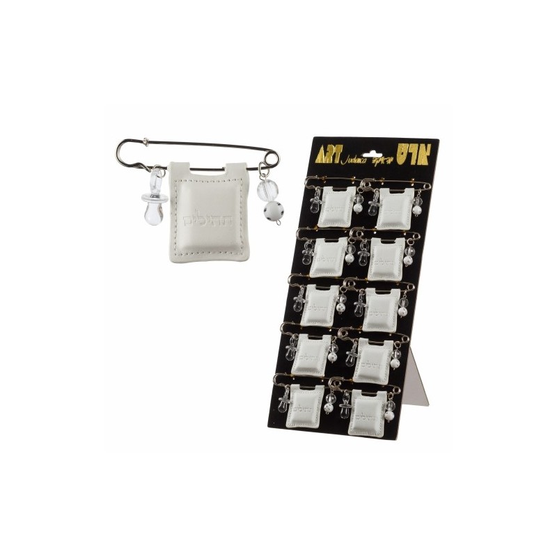 Baby Psalms Baby Pin Support in White Supervisors (10 Pieces) ,,,