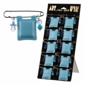 Baby Psalms spindle support, light blue imitation (10 pieces) ,,,,