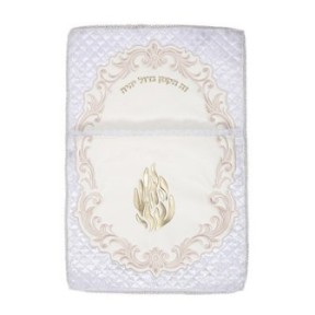 Coussin élégant en similicuir pour l'alliance "My Fire" avec lettres en relief 74*50 cm...