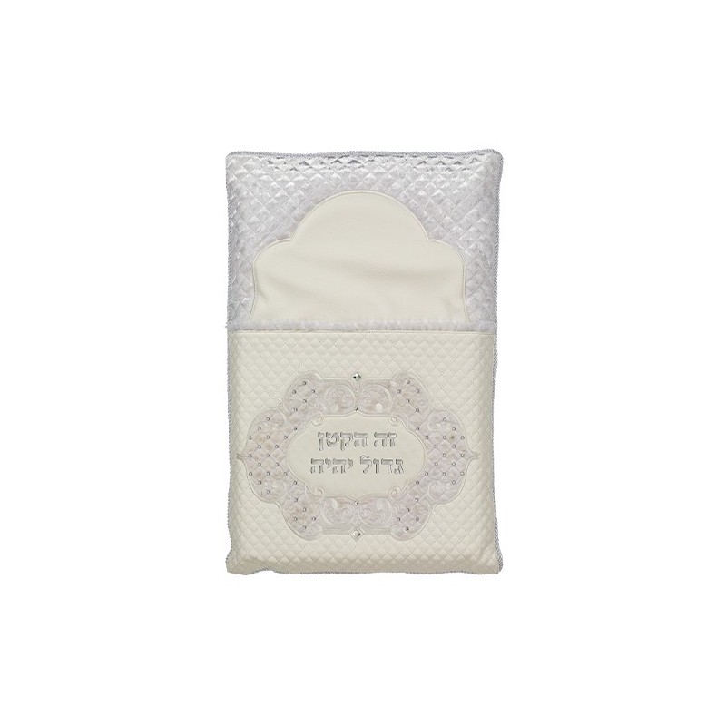 Coussin élégant en simili cuir pour mariage avec lettres en relief 74*50...
