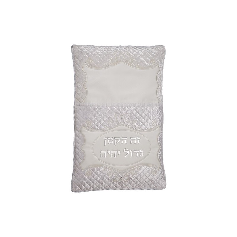 Coussin élégant en simili cuir pour mariage avec lettres en relief 74*50...