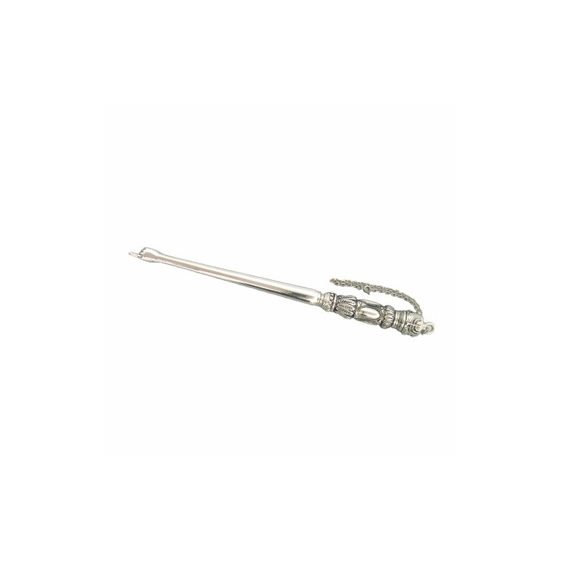 Elegant Torah roller handle "Decorations" 25 cm