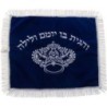 Housse en velours élégante pour support 55x66 cm - bleu foncé...