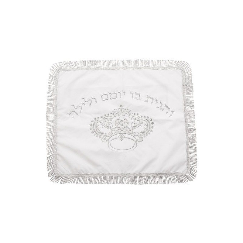 Elegant velvet cover for support 55x66 cm - white