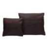 Leather pocket for THATH and Tefillin Classic style: smooth brown colors and brown grain