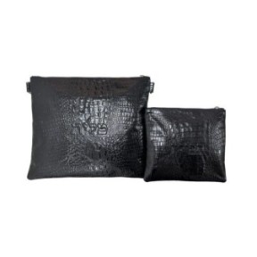 Leather pouch Collection Textures: Black Cascarodo