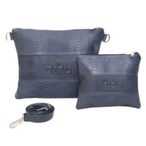 Leather pouch Collection Textures: Anaconda Blue and Smooth Blue
