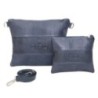 Leather pouch Collection Textures: Anaconda Blue and Smooth Blue