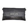 Leather pouch Collection Textures: Black and Smooth Black Croco