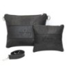 Leather pouch Collection Textures: black and black anaconda
