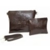 Leather pocket Collection Textures: Brown Croco