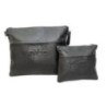 Leather pouch Collection Textures: Black grain and black anaconda