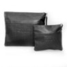Leather pocket Collection Textures: Smooth black and braided black