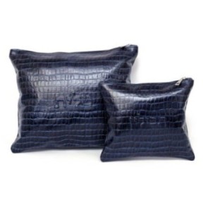 Leather pocket Collection Textures: Blue Croco