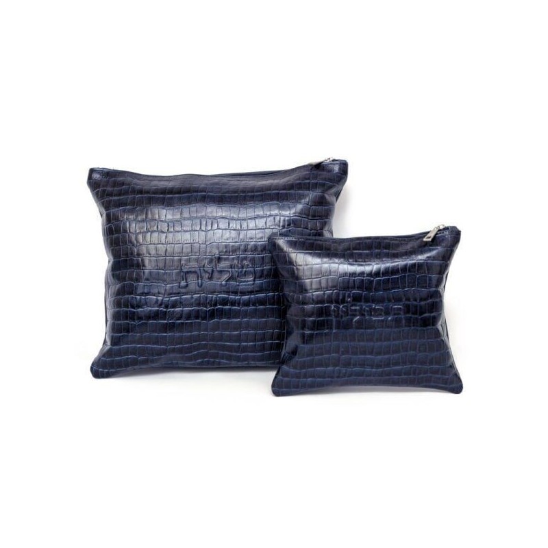 Leather pocket Collection Textures: Blue Croco