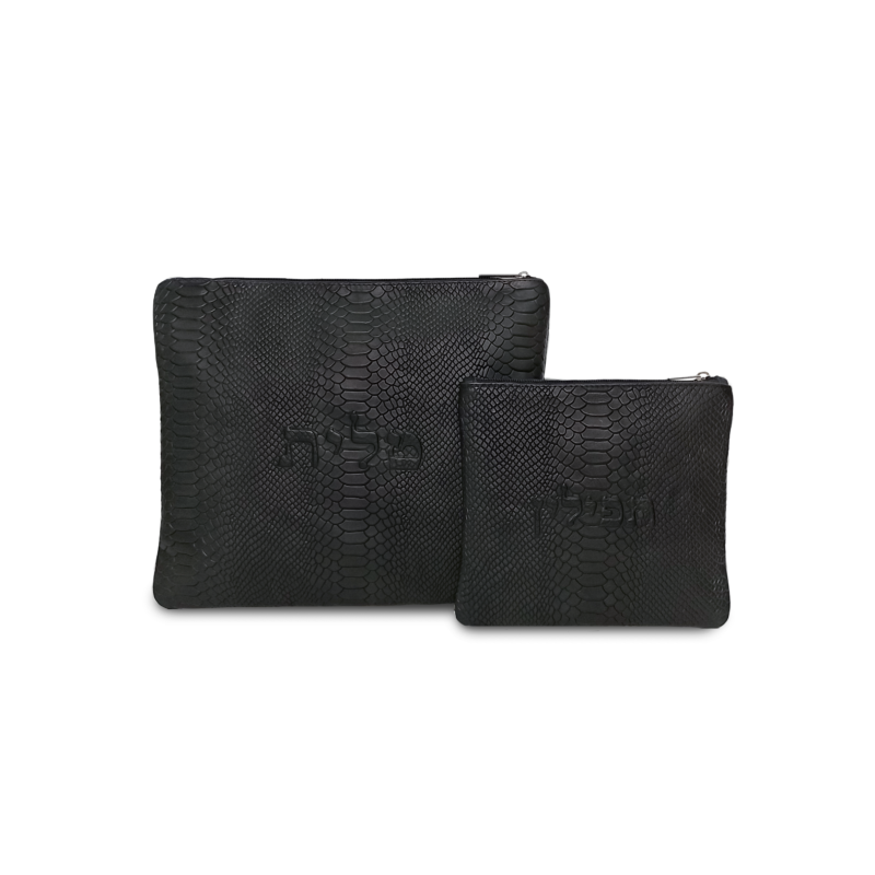 Leather pouch Collection Textures: Black Anaconda