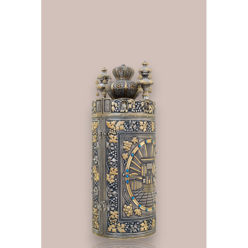 Étui pour Haftara modèle Temple et Tables de la Loi