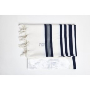Marine blue strip tith