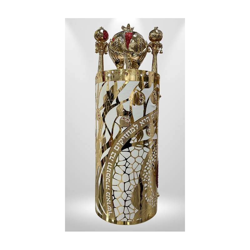 Torah roller bag, Granada - White model