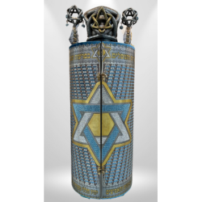 Torah roll bag | David star model | In memory of people killed on October 7