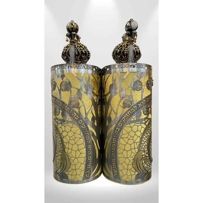Torah roll bag | Granada model | Silver blackened