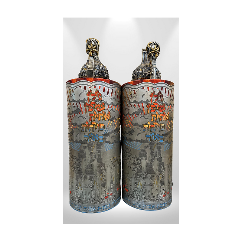 Torah roll bag | Flowering letters model in the air