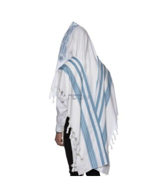 copy of Talith cotton bande noir