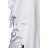 Talith coton bande en blanc cassé