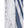 Talith coton bande bleu marine