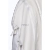 Talith en laine blanc bande brillante