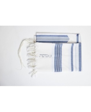 Talith en laine bande jeans