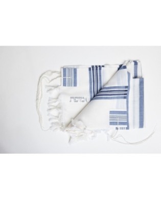 Talith en laine bande jeans